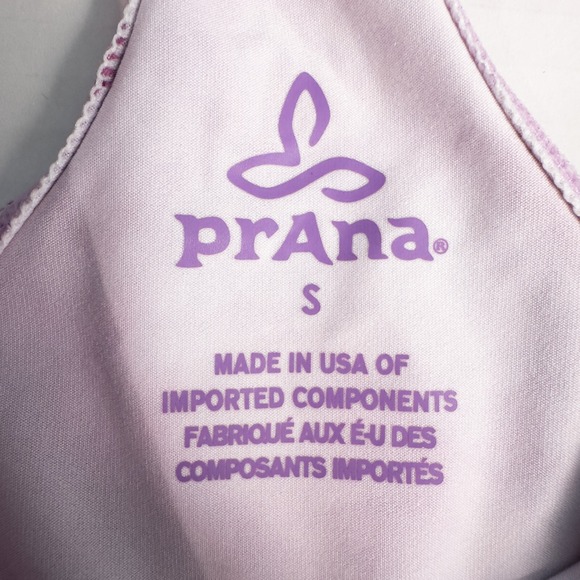 Prana Boost Printed Tank Top Womens Small Abstract Floral Yoga Pilates Athletic - Picture 4 of 11